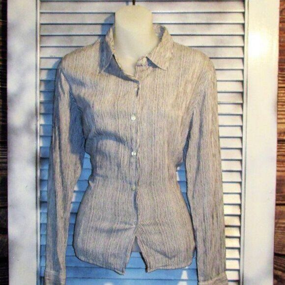 Telluride Clothing Co. Sz 10 Striped Button Down - Picture 9 of 10